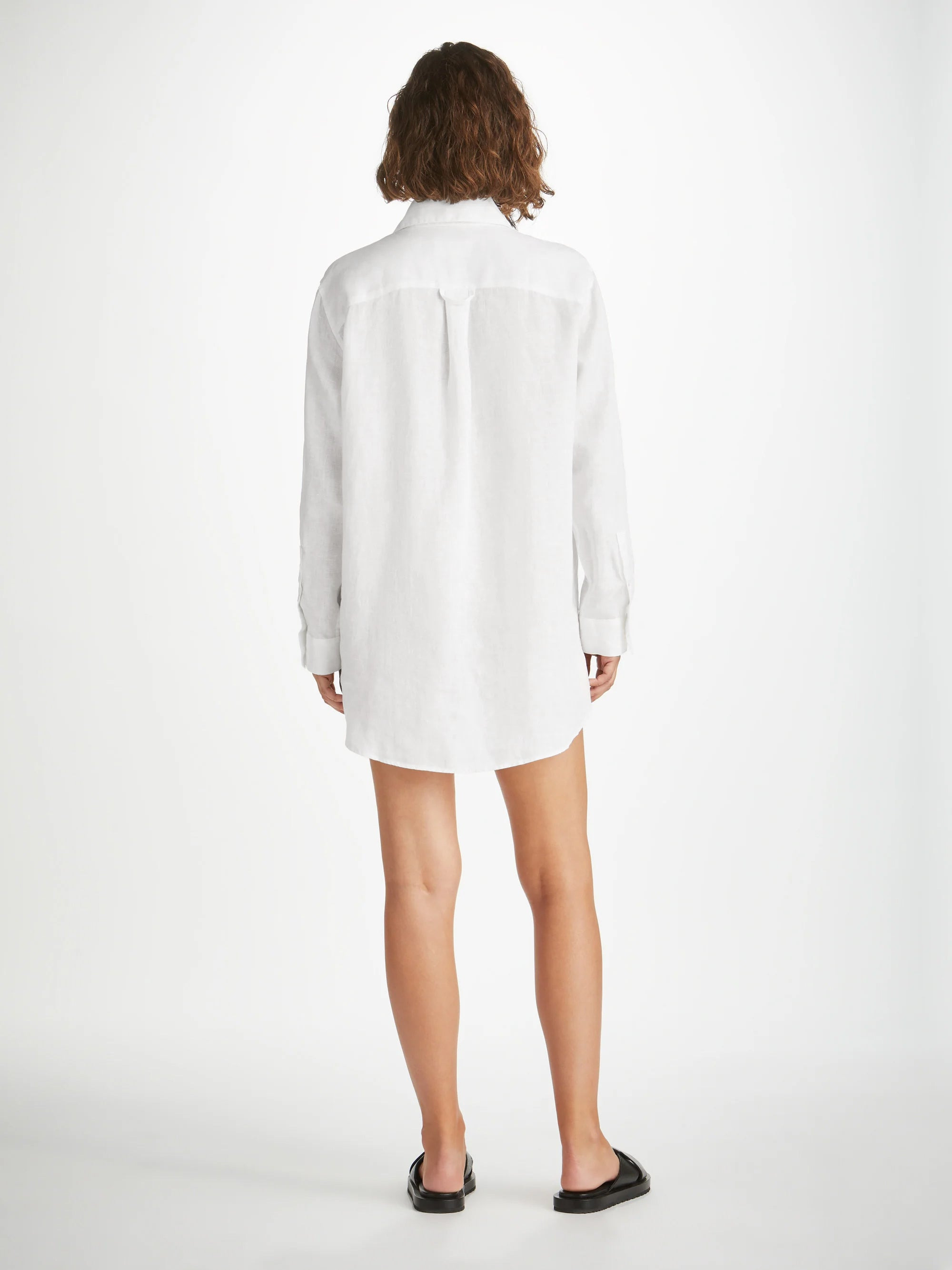 Women's Shirt Sicily Linen White - 4