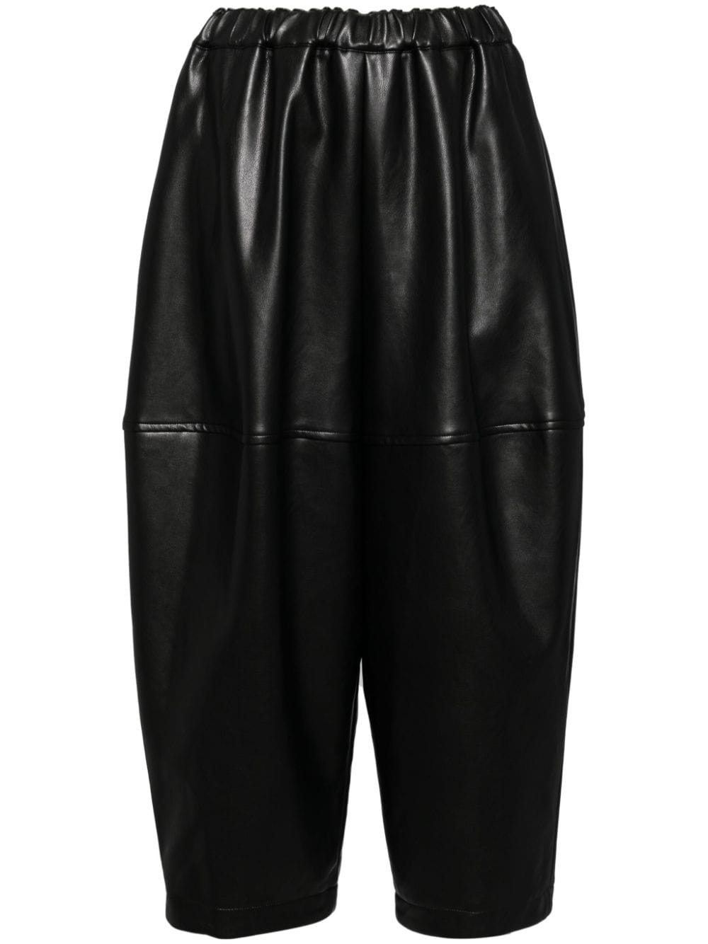 Faux leather baloon trousers - 1