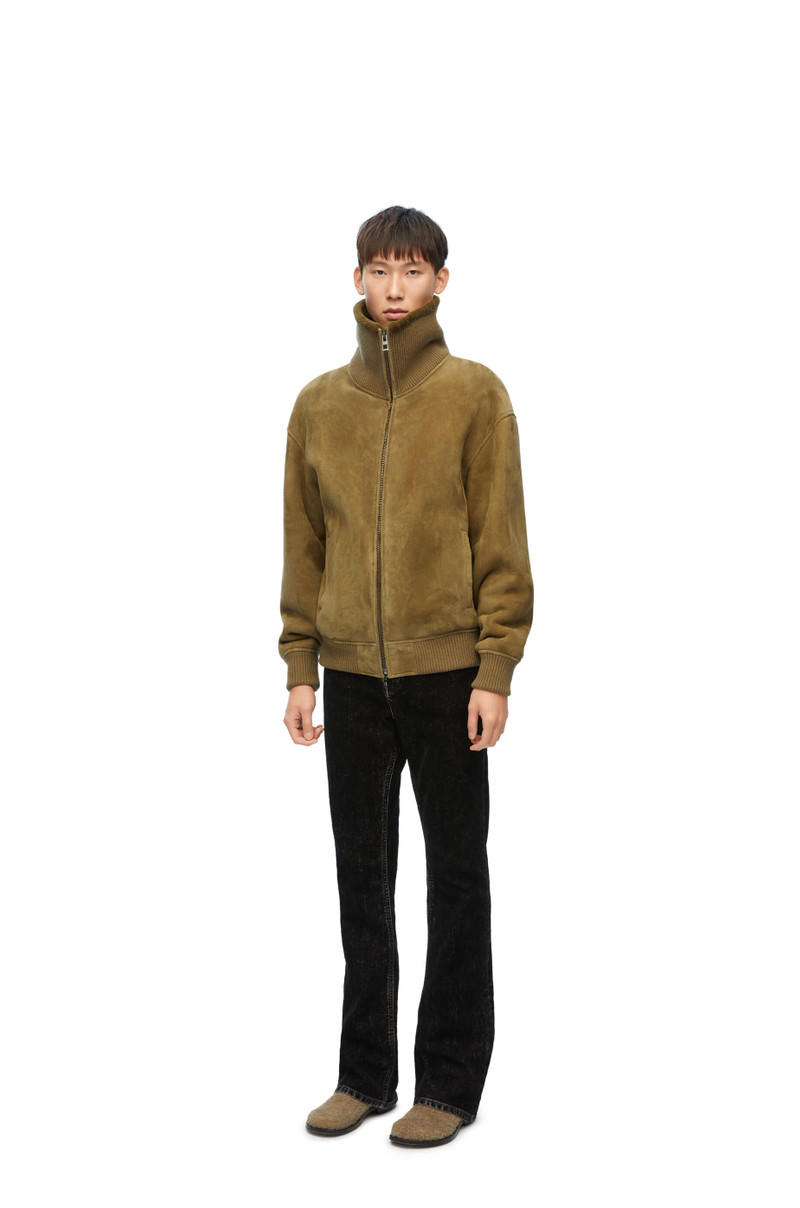 Loewe Bomber jacket in shearling outlook