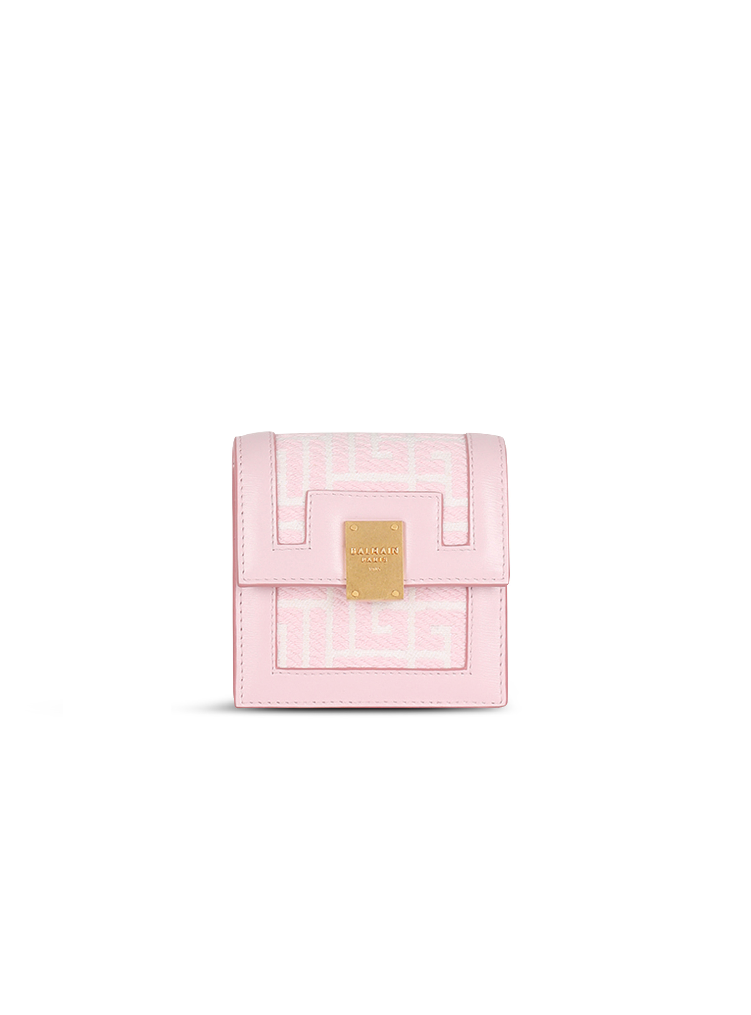 Bicolor jacquard 1945 card holder with chain - 1