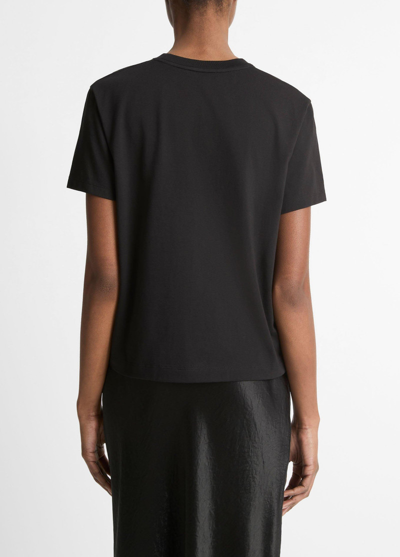 Vince Pima Cotton Crew Neck T-Shirt outlook