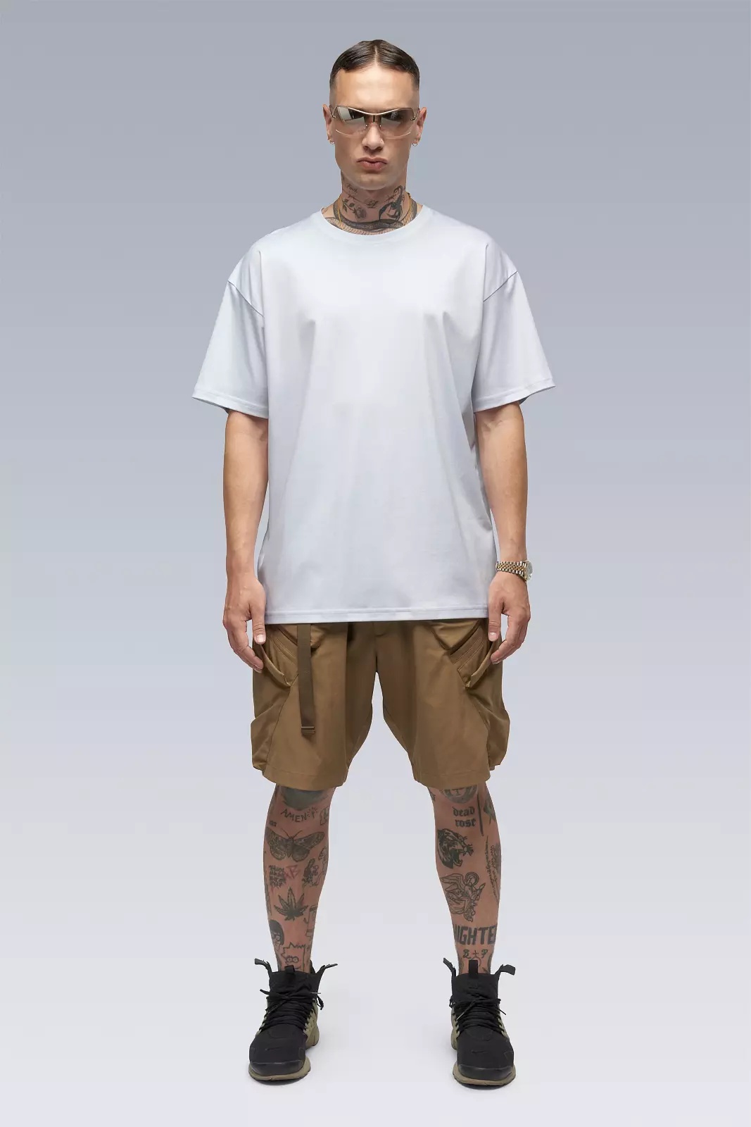 S24-PR-A 100% Cotton Mercerized Short Sleeve T-shirt White - 1