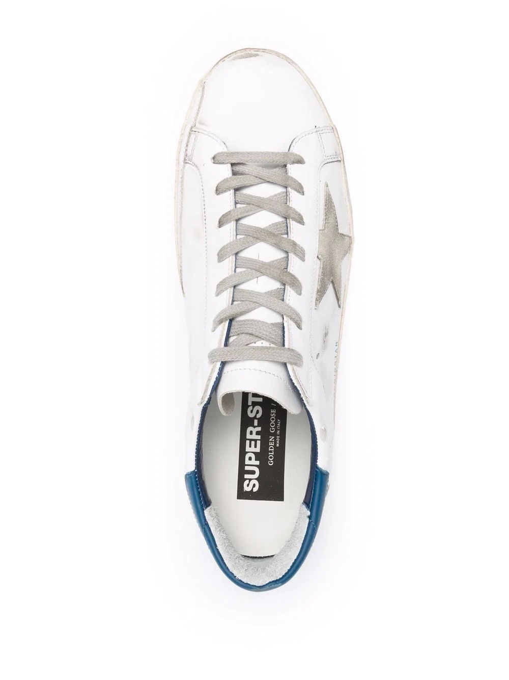 star-patch lace-up sneakers - 4