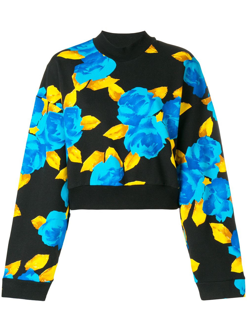 cropped jersey sweater 1