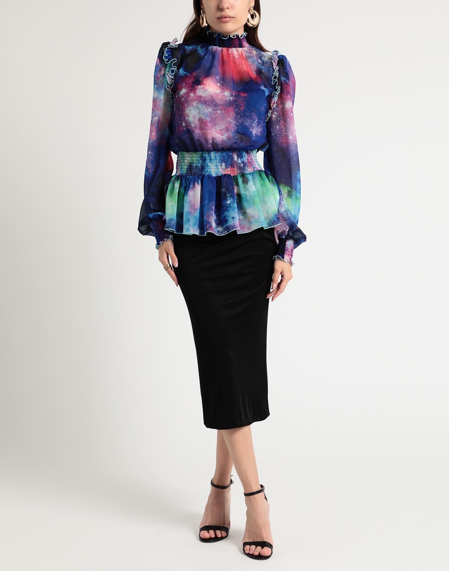 Black Women's Midi Skirt - 3