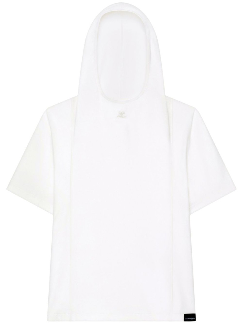 cotton hooded T-shirt 1