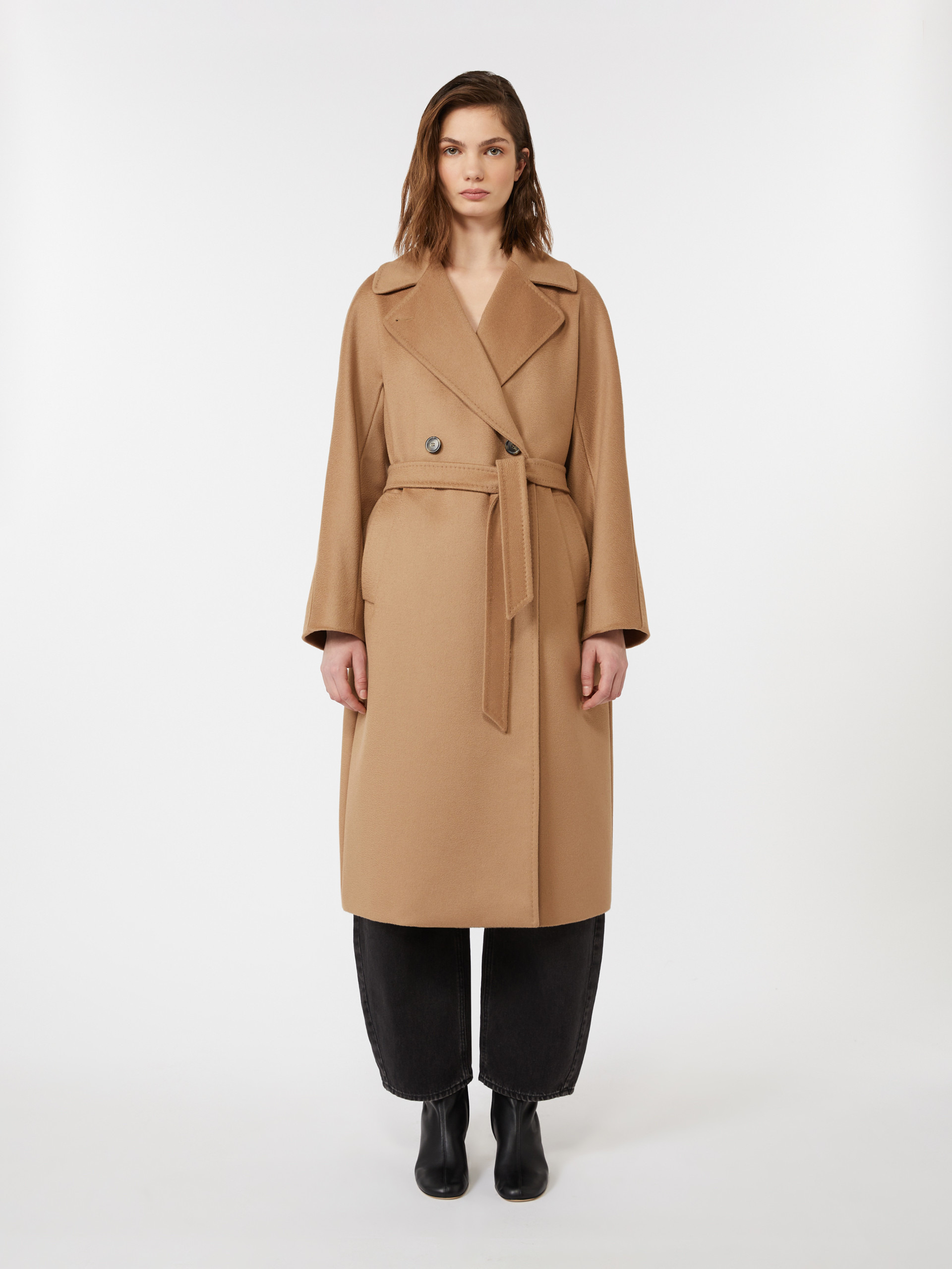 RESINA Double-breasted wool midi coat - 3