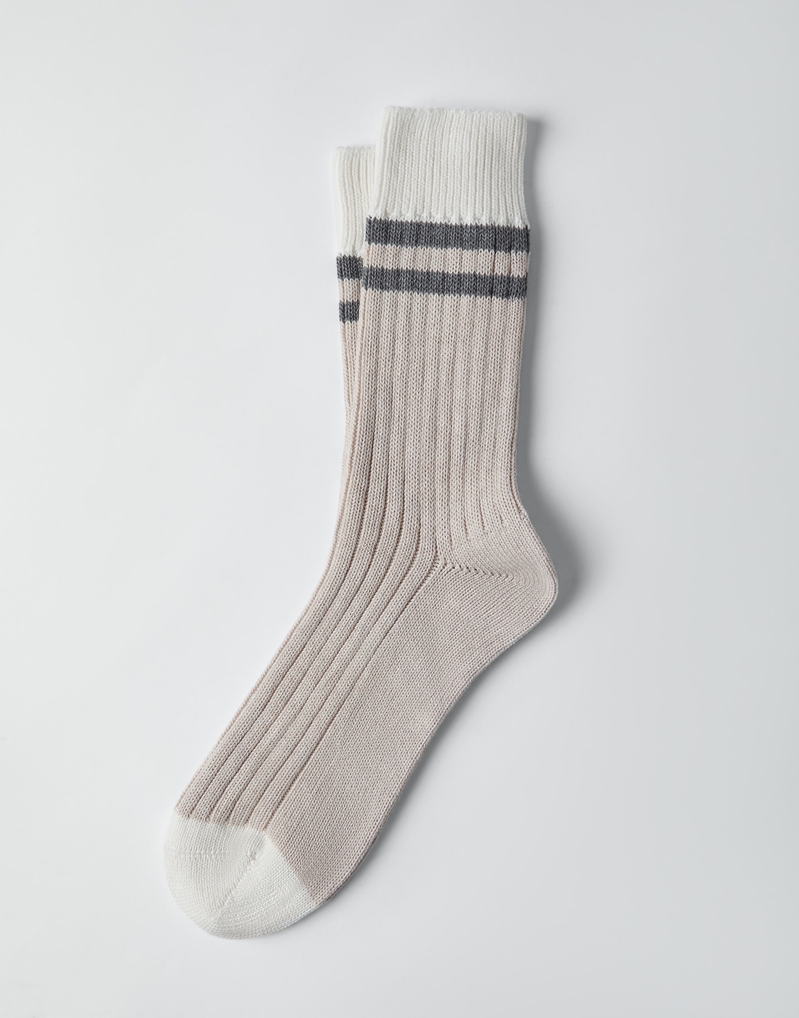 Cotton socks with stripes - 1