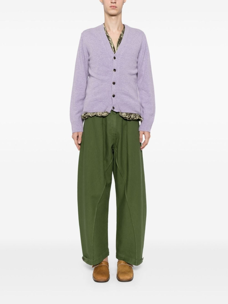 JW Anderson satin-lined cardigan outlook