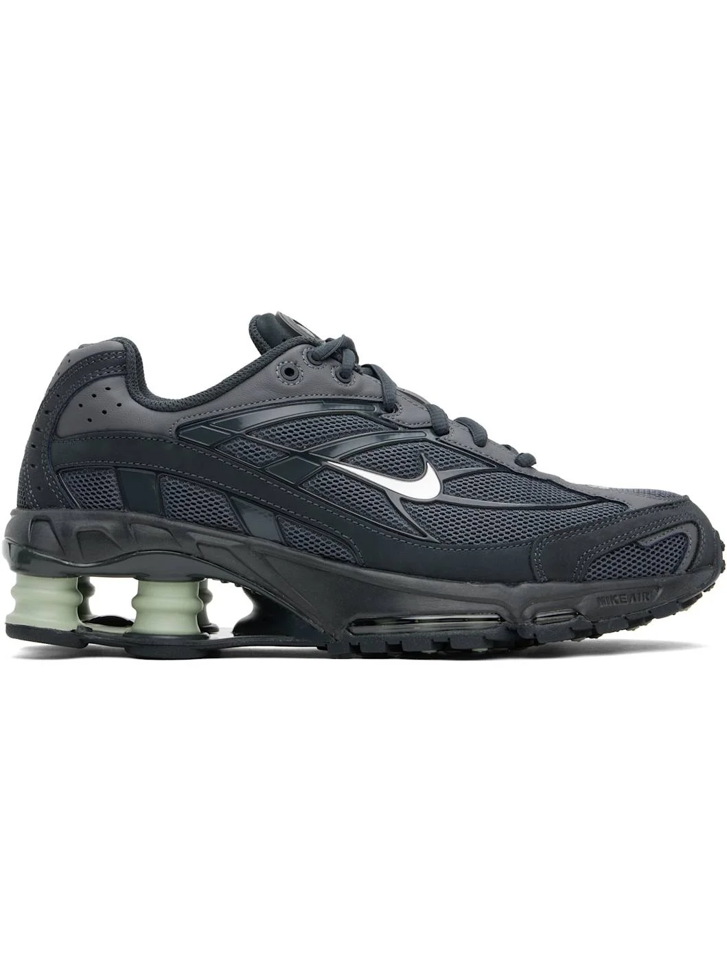 Gray Shox Ride 2 Sneakers - 1