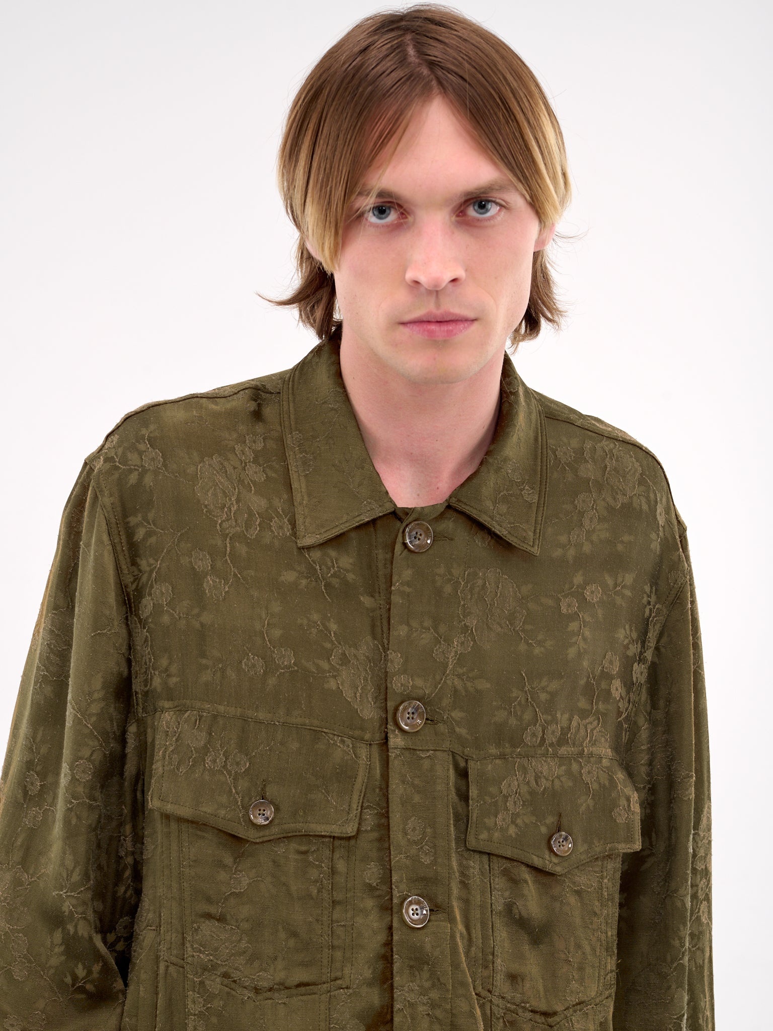 Antique Floral Work Jacket - 4