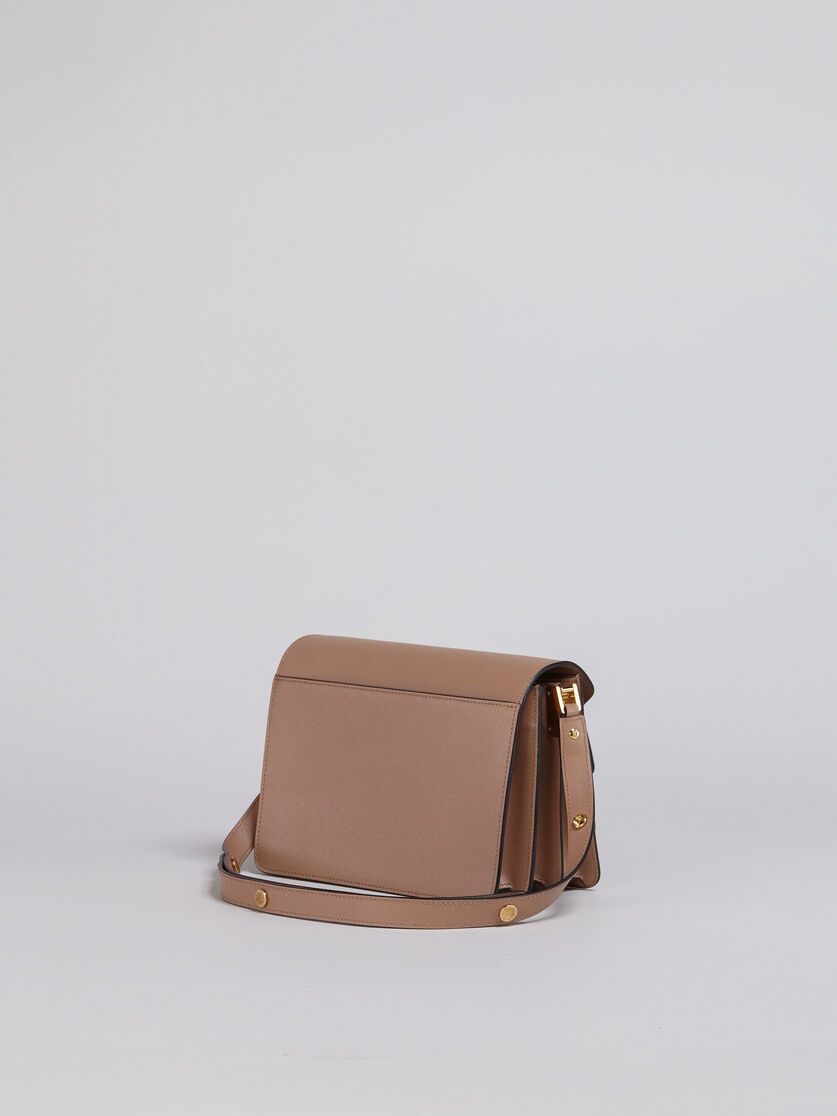 TRUNK MEDIUM BAG IN BEIGE SAFFIANO LEATHER - 2