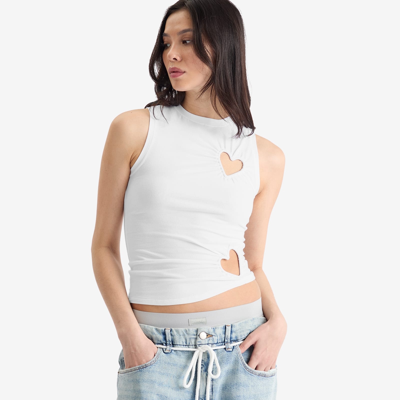 SKIMS Cotton Jersey Heart Tank - 5
