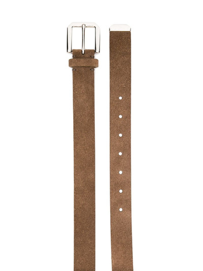 Brunello Cucinelli suede belt outlook