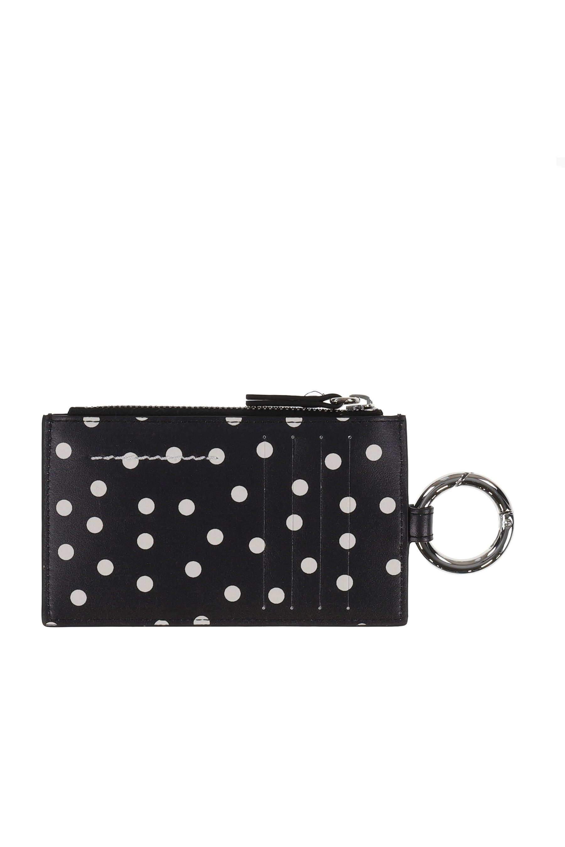ZIP WALLET / WHITE BLK - 2