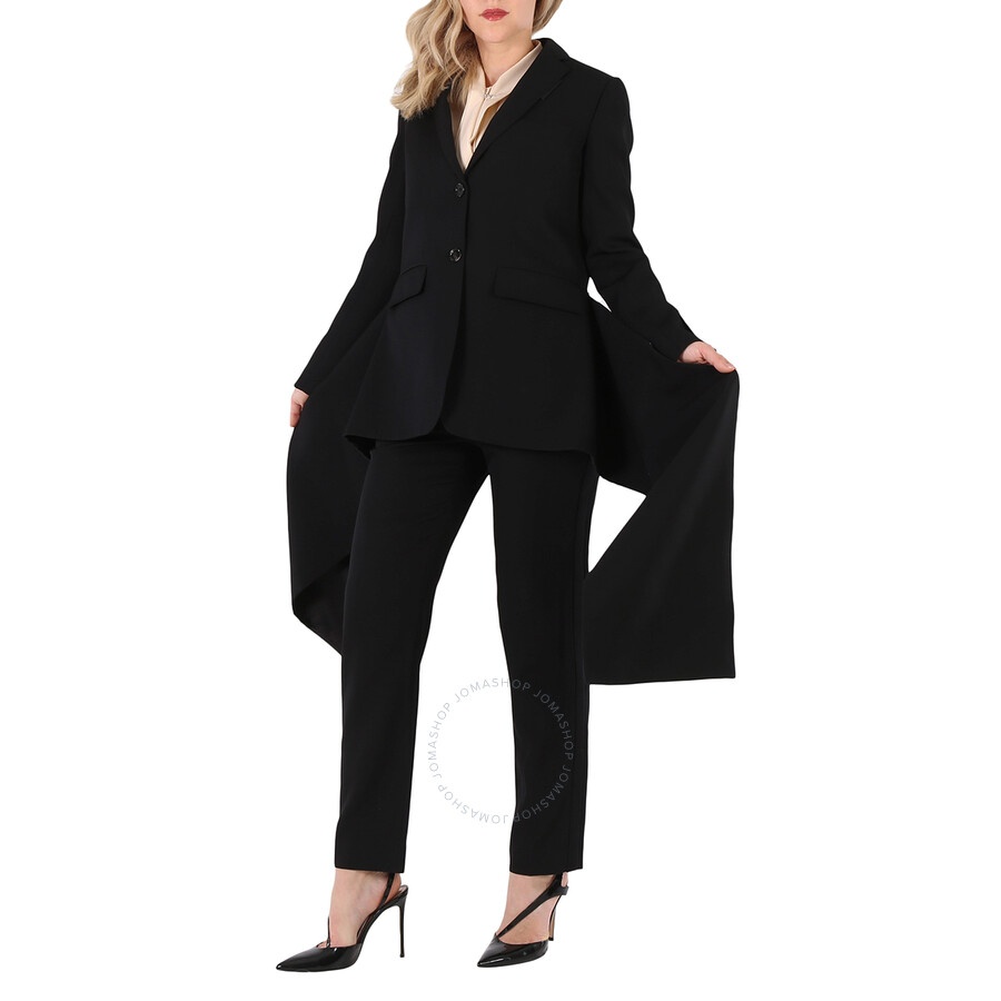Burberry Exaggerated Panel Detail Wool Tailored Jacket - 5