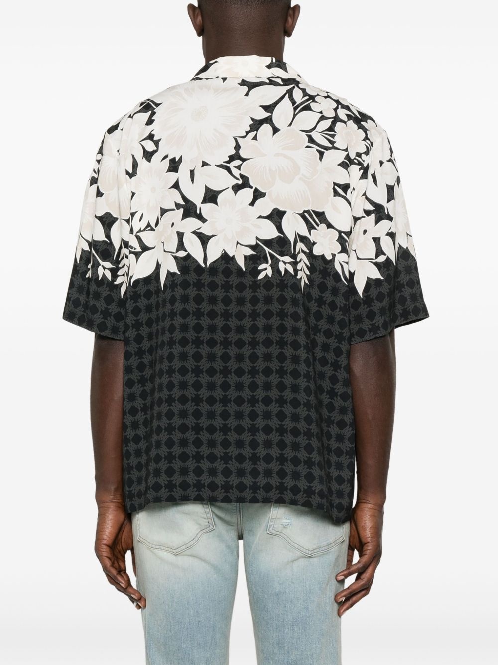 floral-print shirt - 4