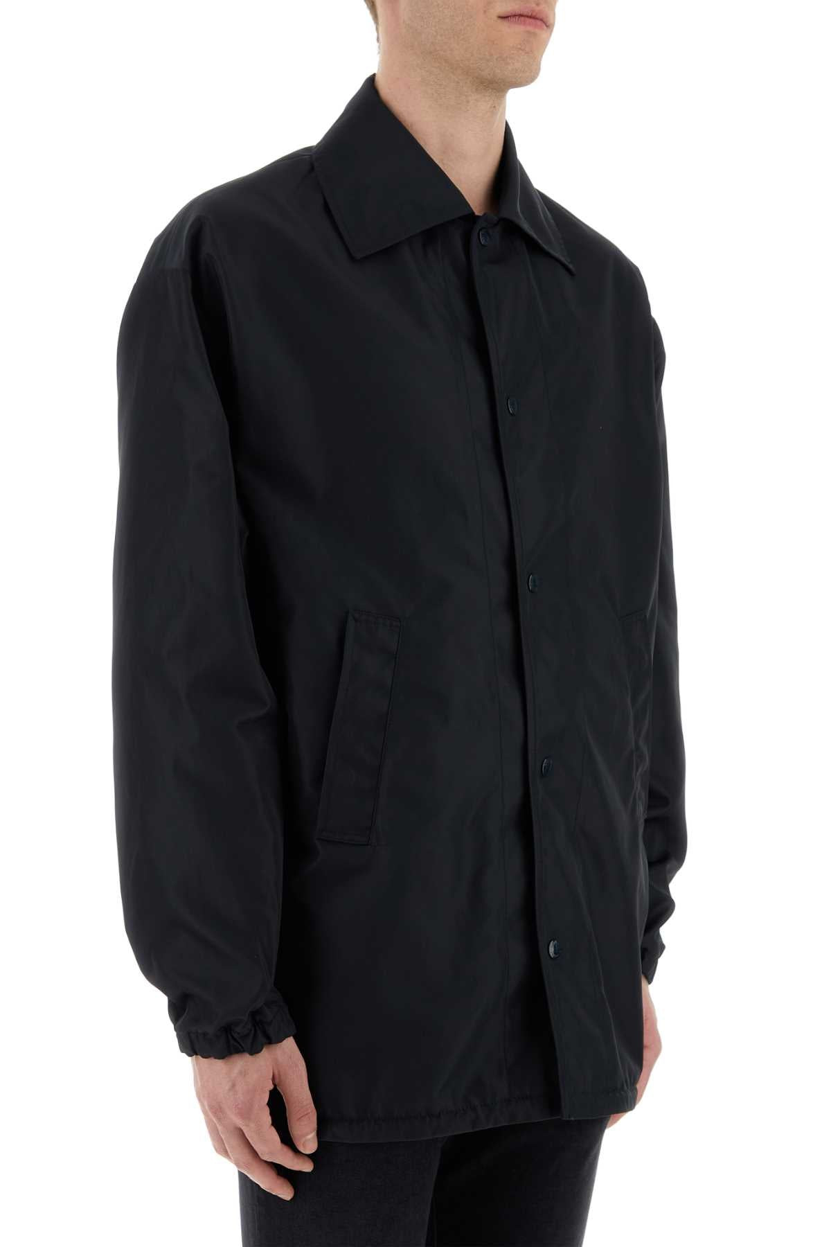 Dolce & Gabbana Men Midnight Blue Nylon Jacket - 3