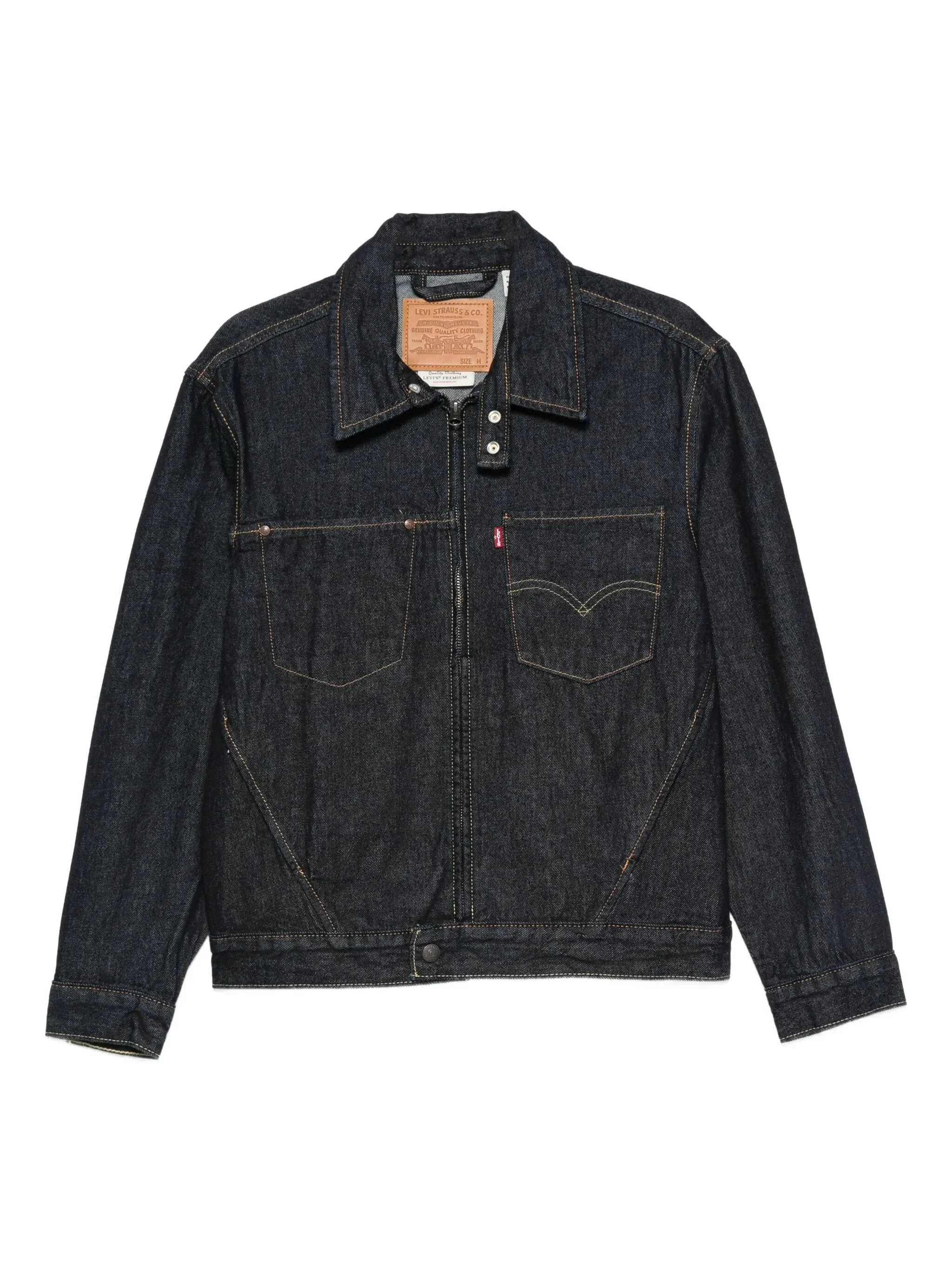 Levi's Zip-front Patch-pockets Denim Jacket - 1