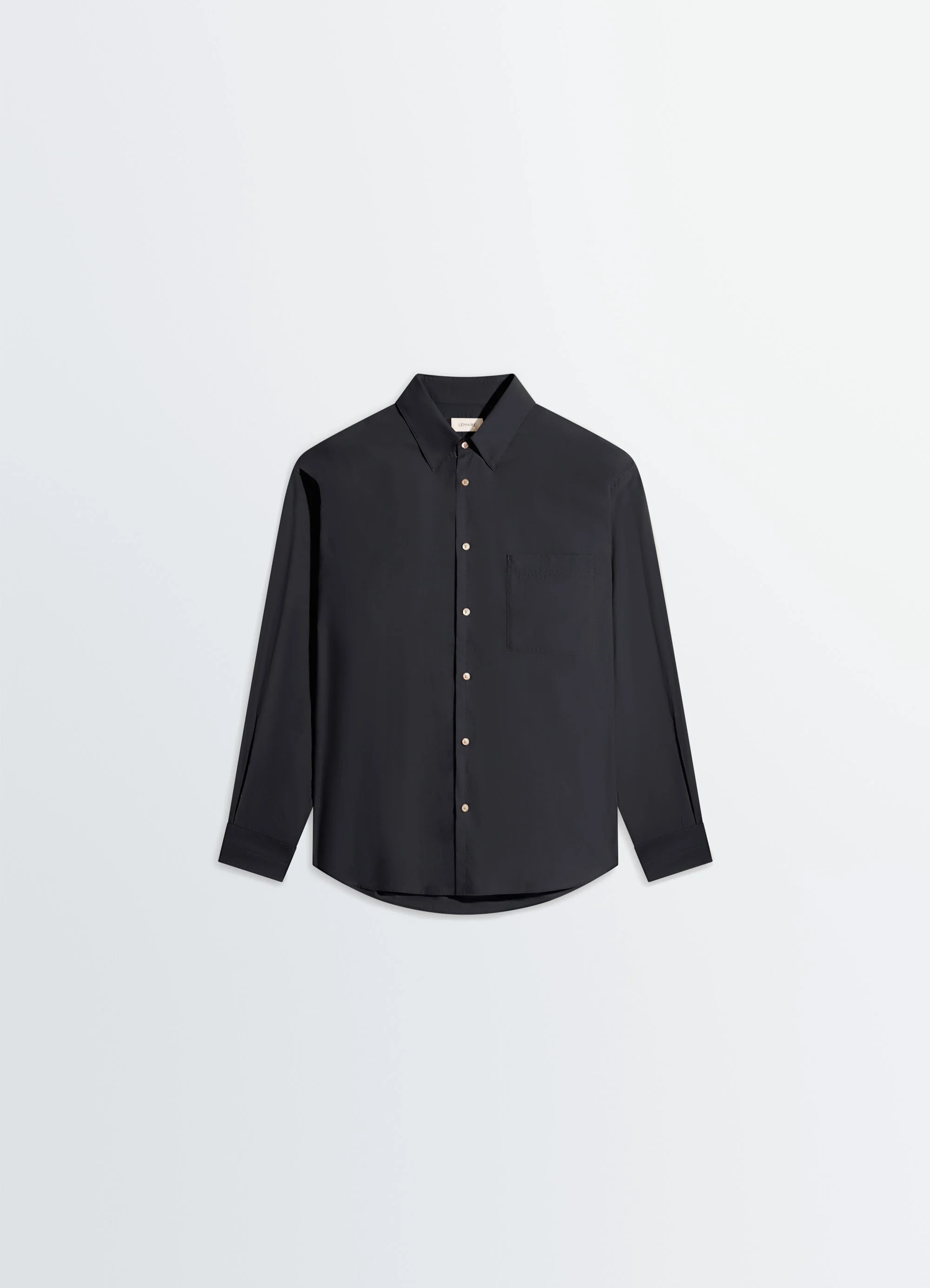 REGULAR SHIRT IN WASHED COTTON SILK - 1