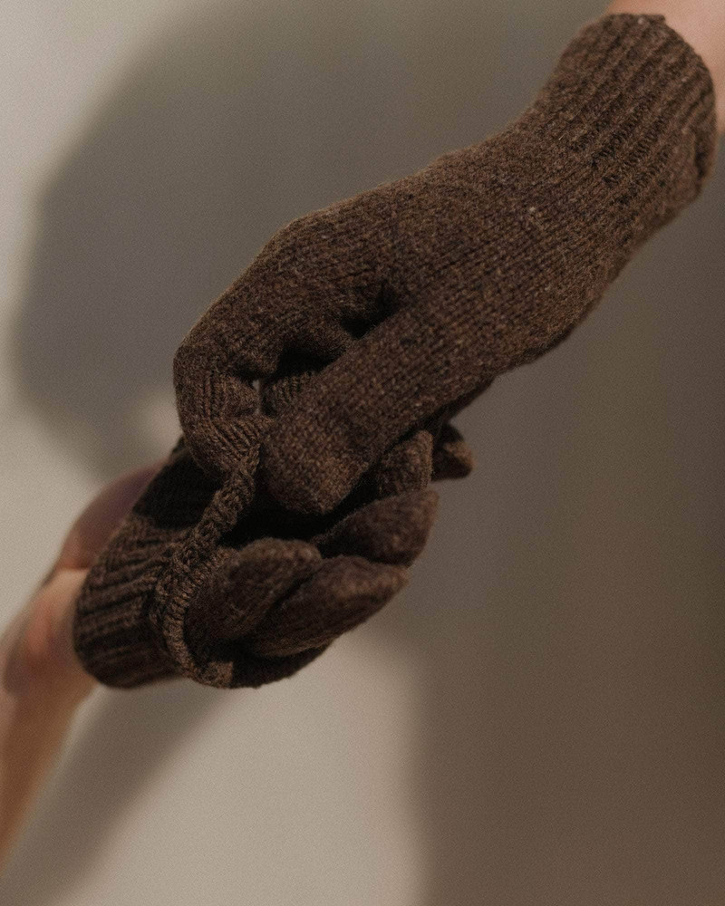 Ribbed Gloves - Arles Merino Wool 4