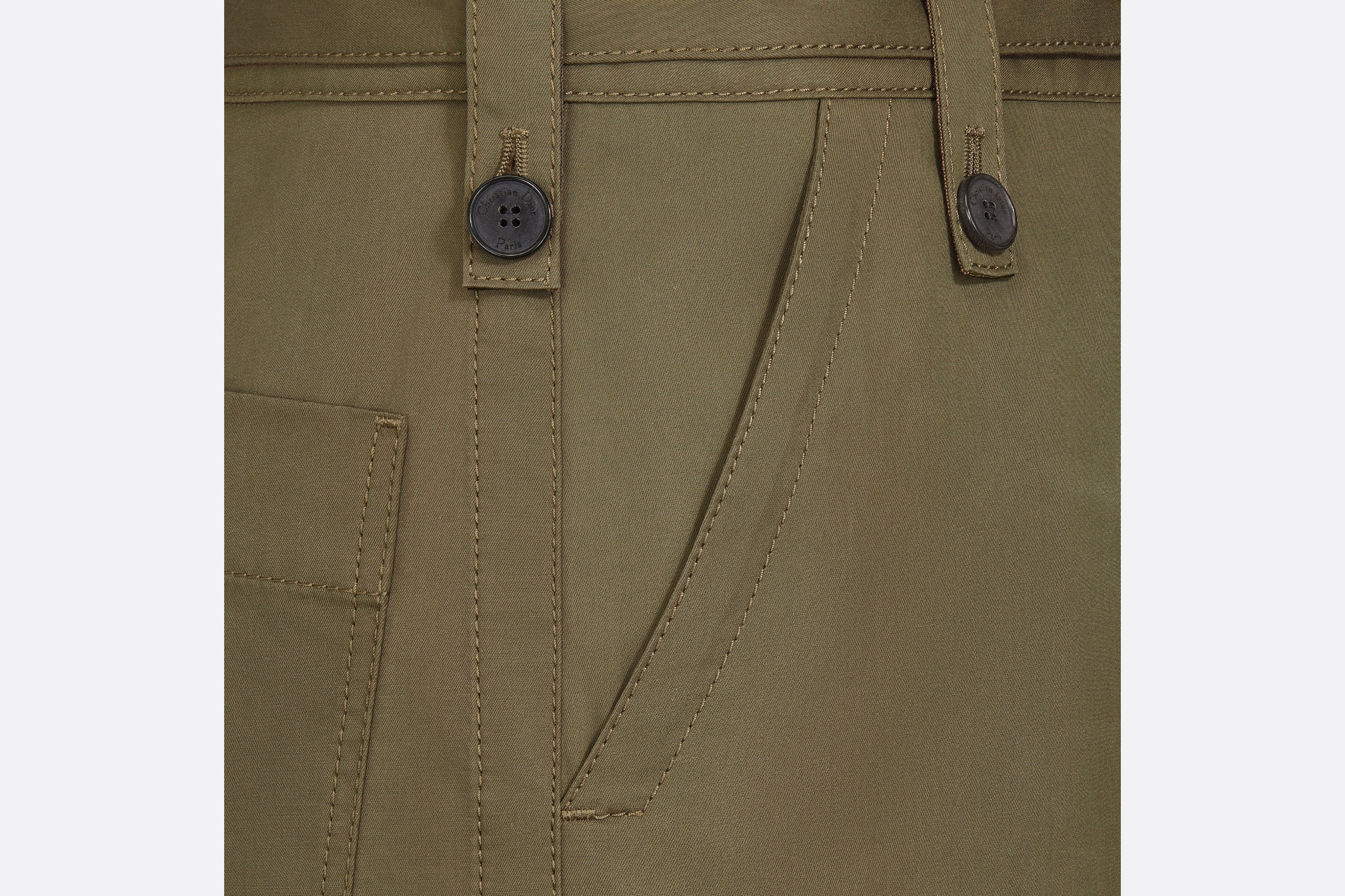 Belted Cargo Pants - 4