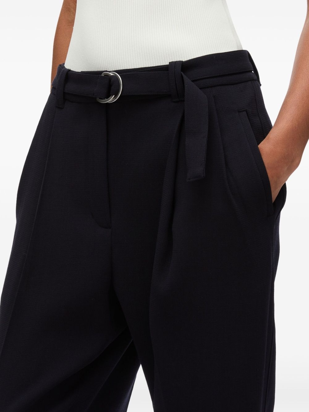 straight-leg trousers - 6
