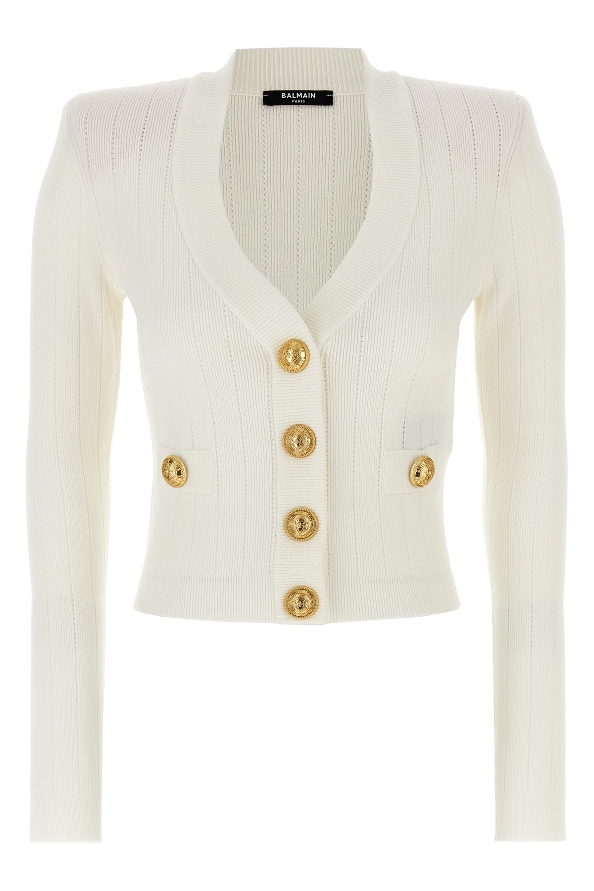 Logo buttons cardigan - 1