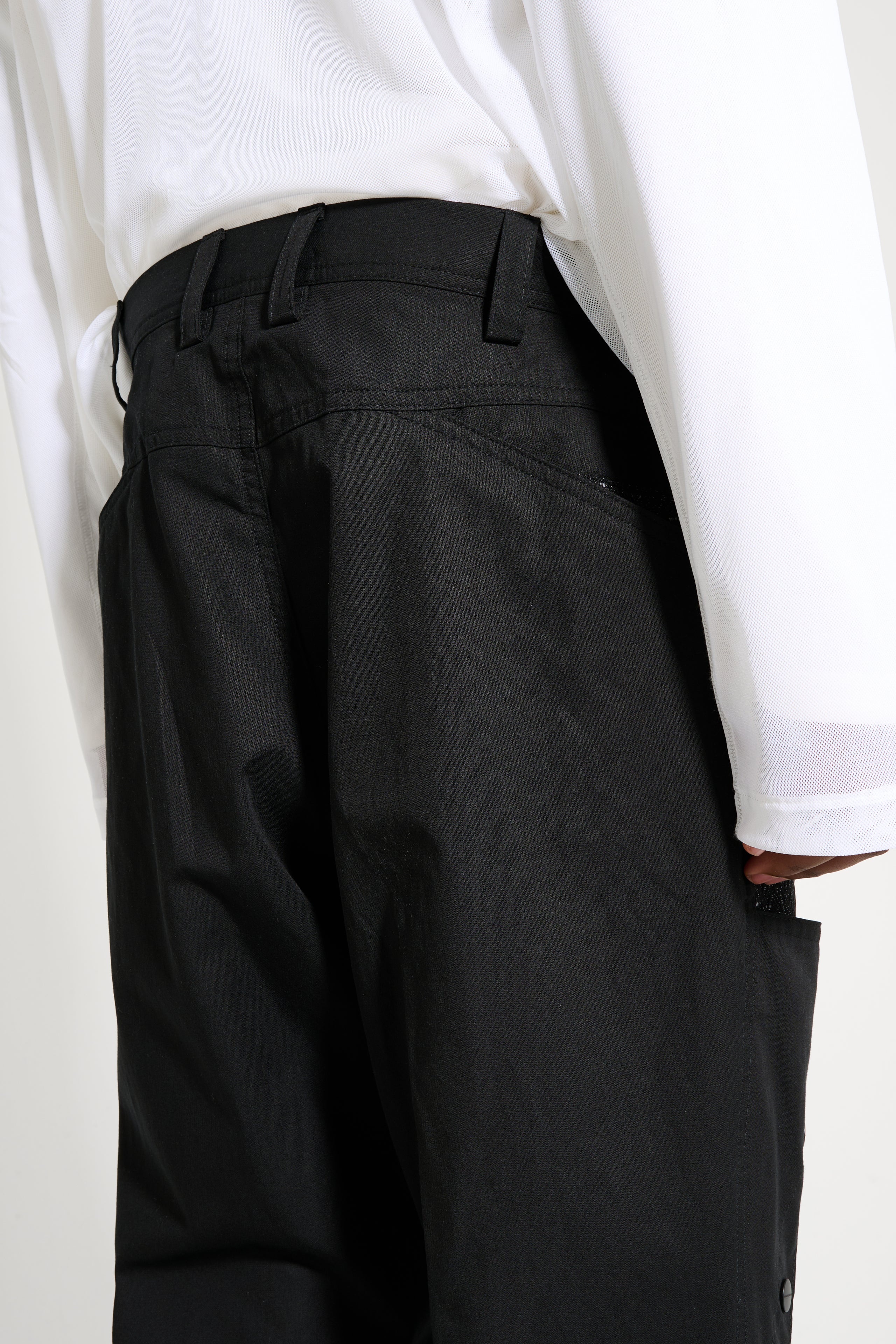 KIKO KOSTADINOV INEX SNAP TROUSER BLACK SABLE / ASH BLACK - 5
