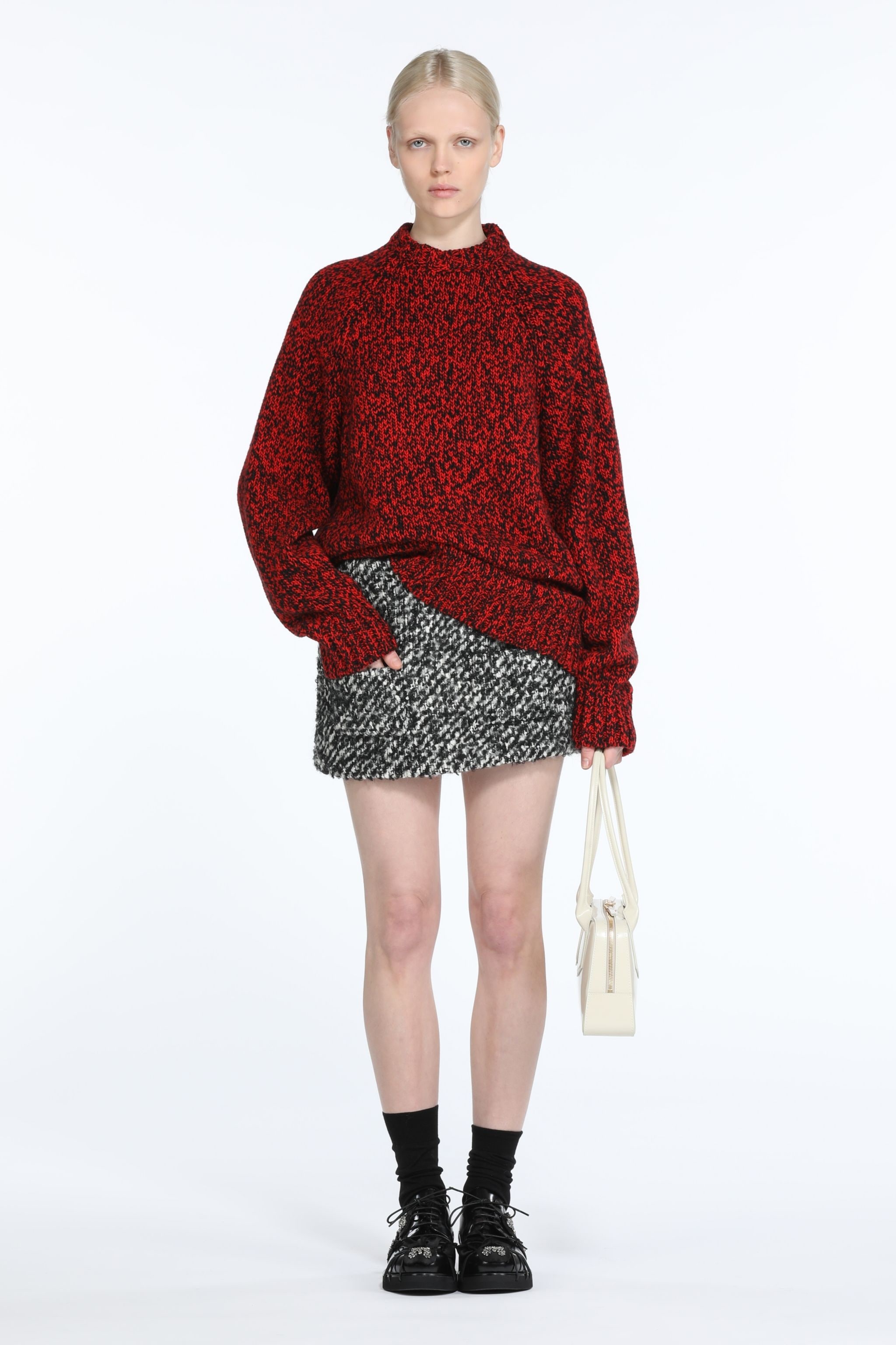 MÉLANGE-KNIT SWEATER - 4