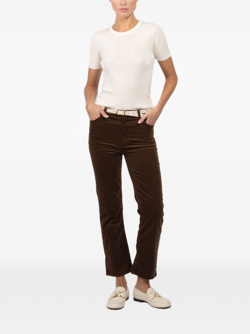FRAME corduroy straight-leg trousers outlook
