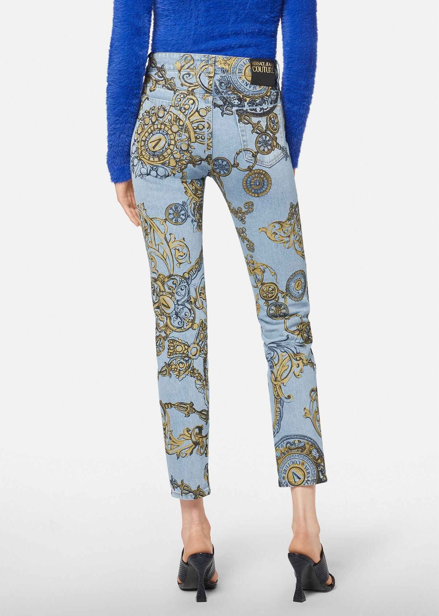 Regalia Baroque Print Slim Jeans - 3