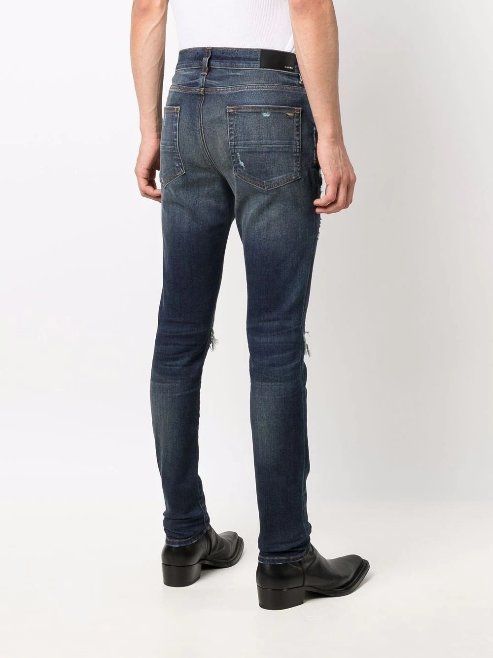 mid-rise skinny-cut jeans - 4