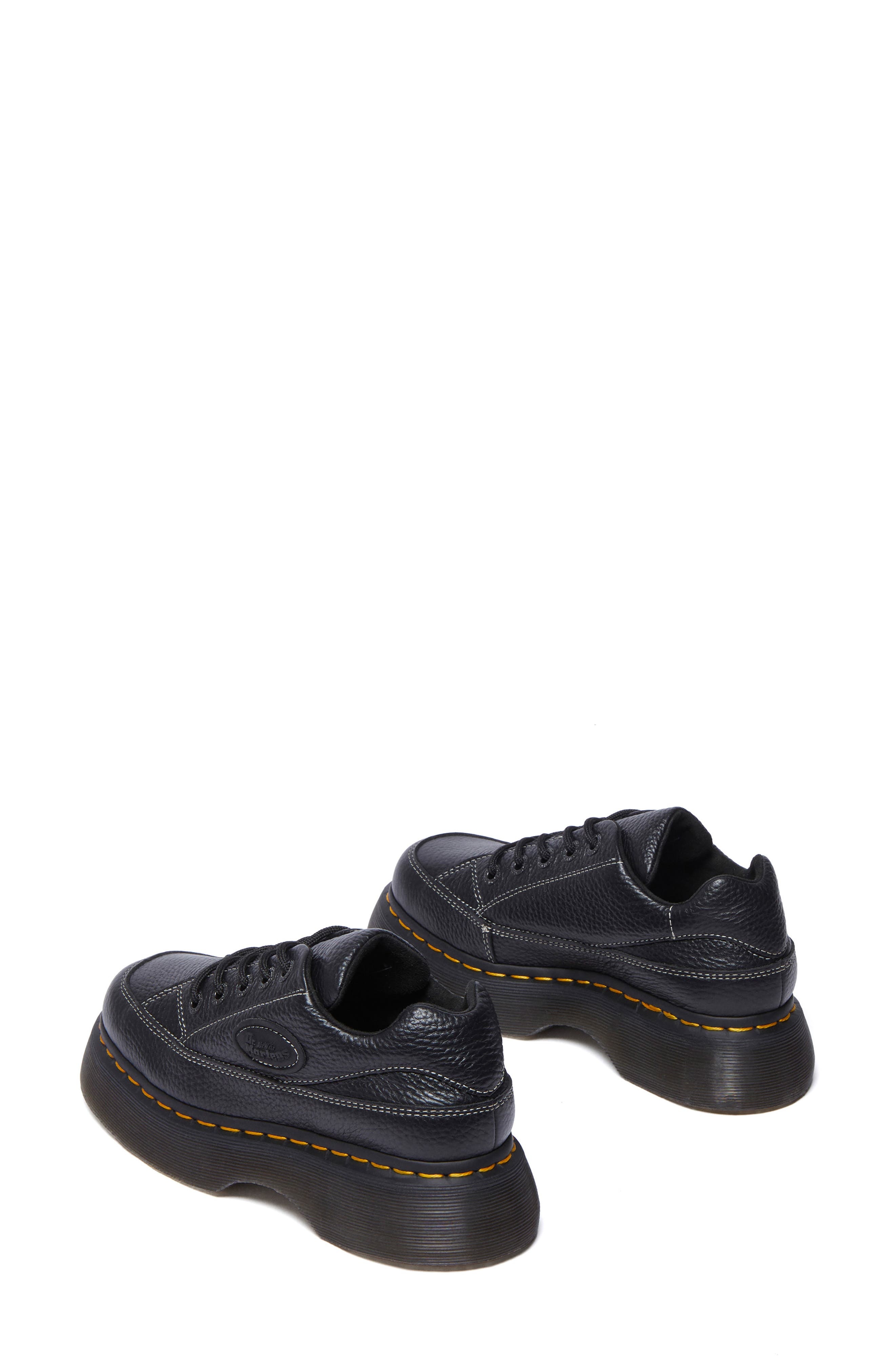 Dr. Martens Buzz 5i Mixed Media Platform Sneaker in Black at Nordstrom - 3