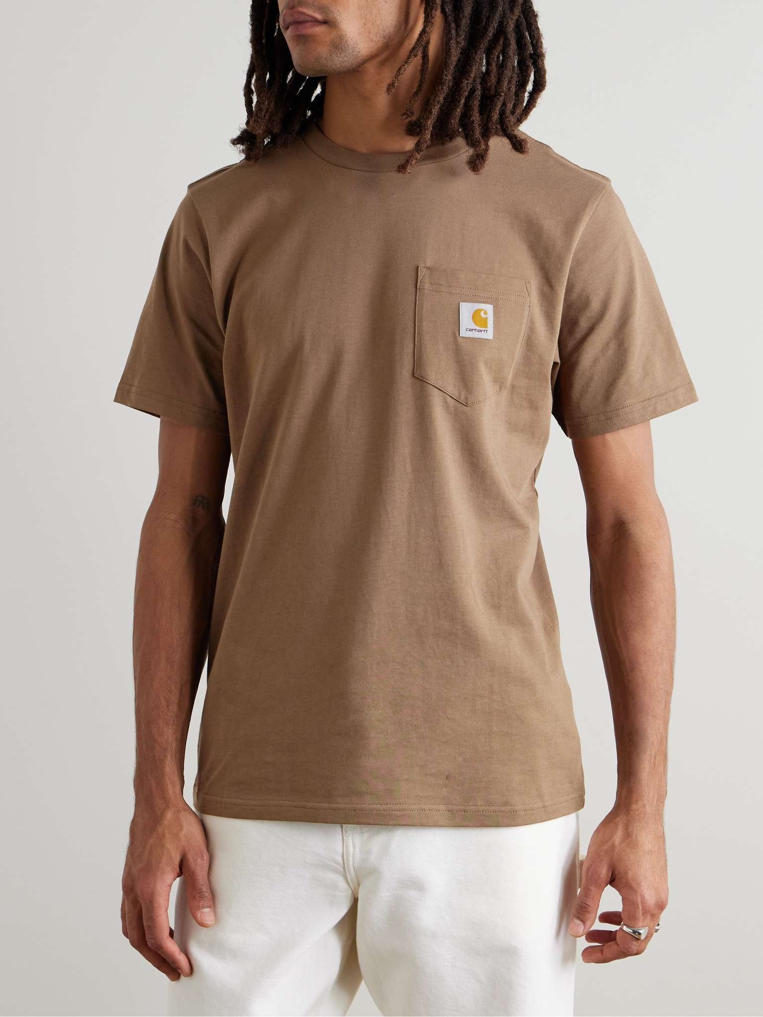 Logo-Appliquéd Cotton-Jersey T-Shirt - 3