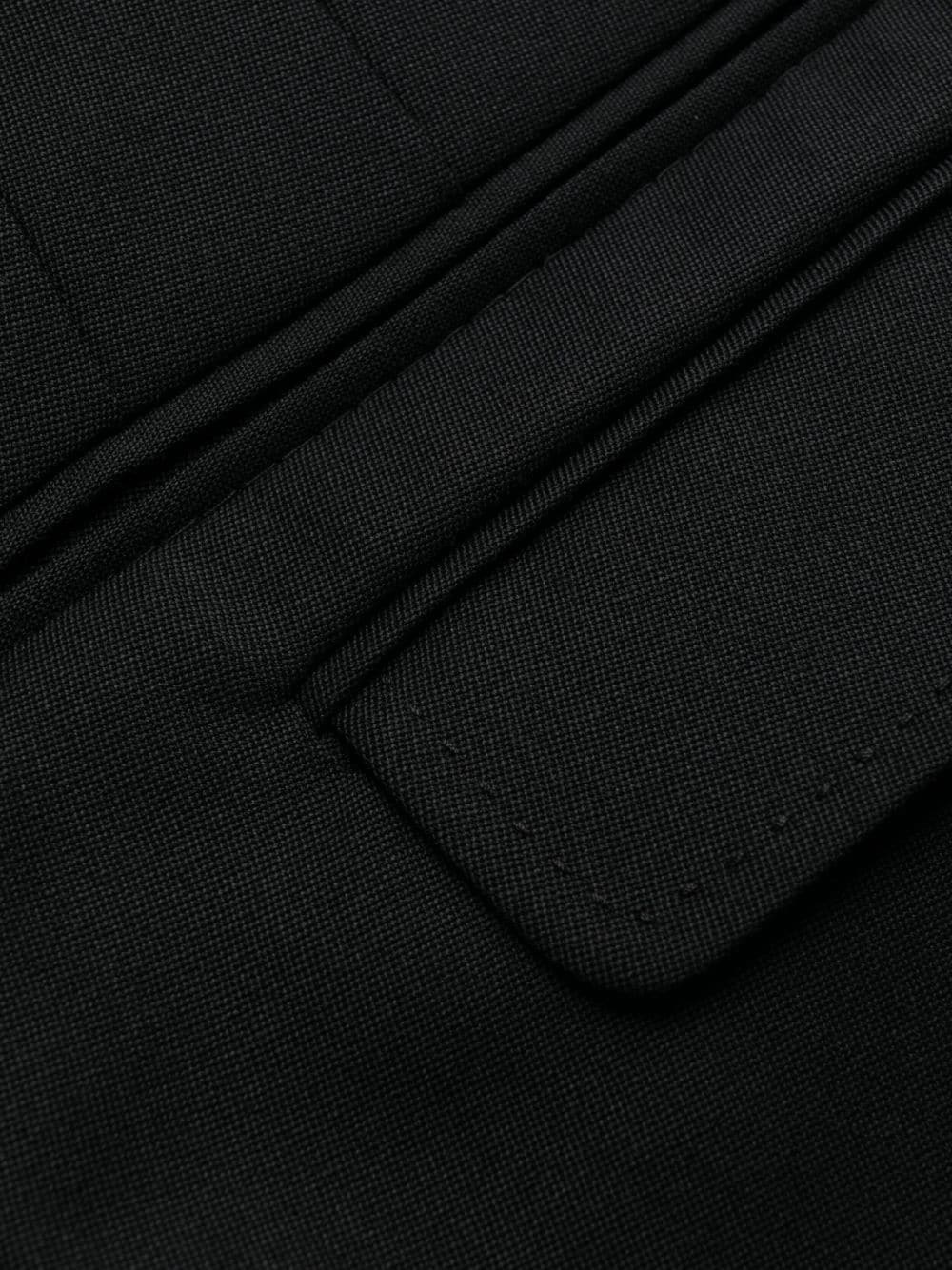 straight-leg wool trousers - 6