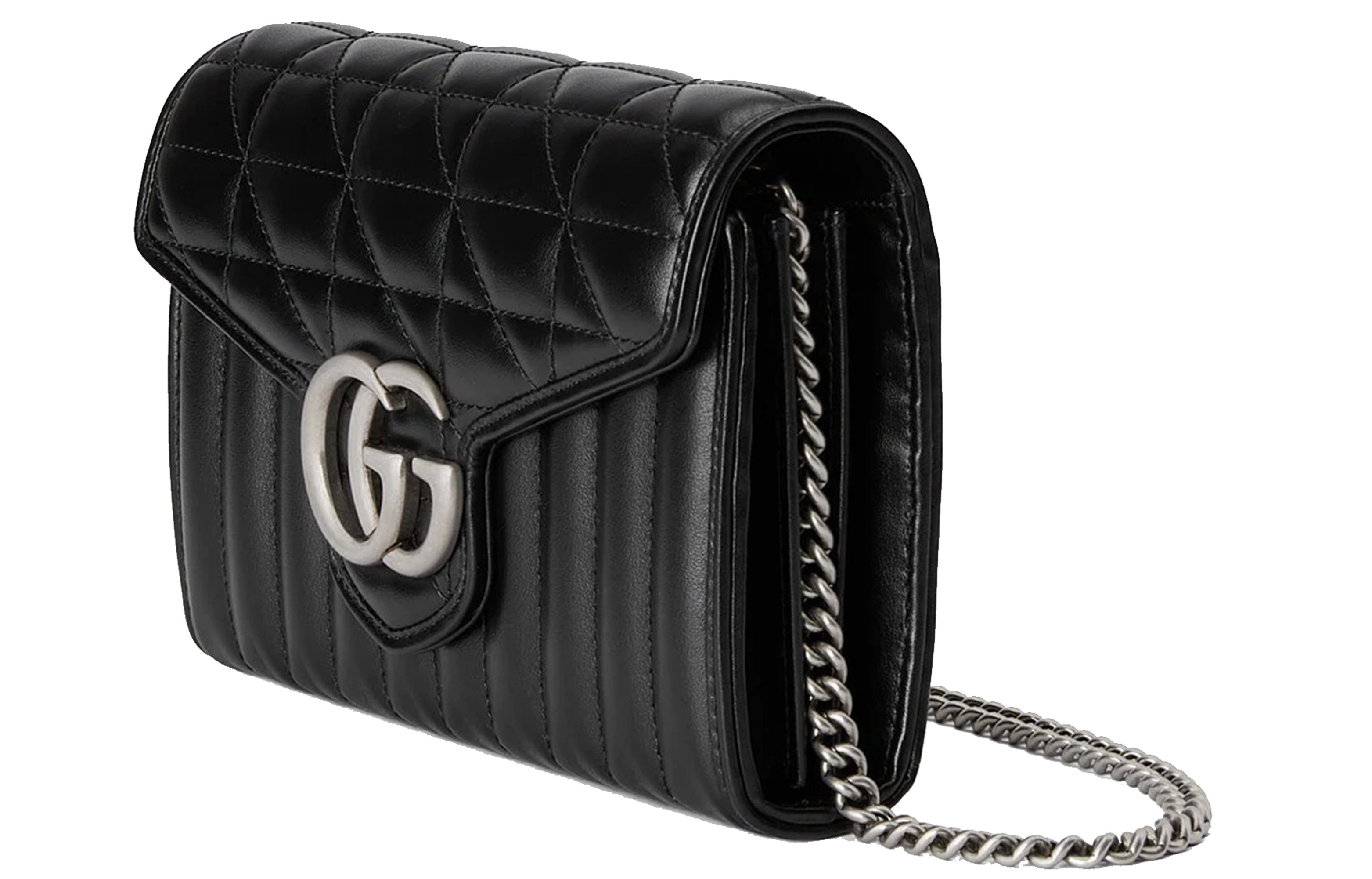 (WMNS) Gucci GG Marmont Mini Bag 'Black' 474575-DTD5N-1000 - 2