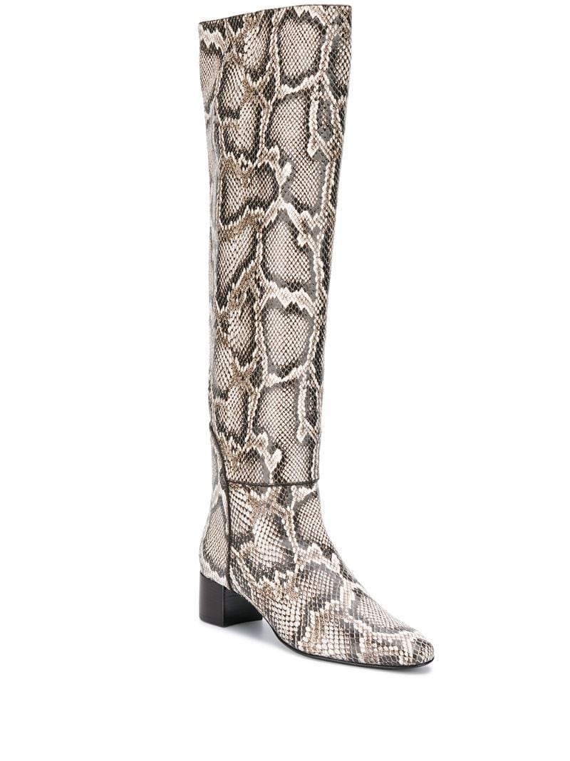Doreen snakeskin effect boots - 2
