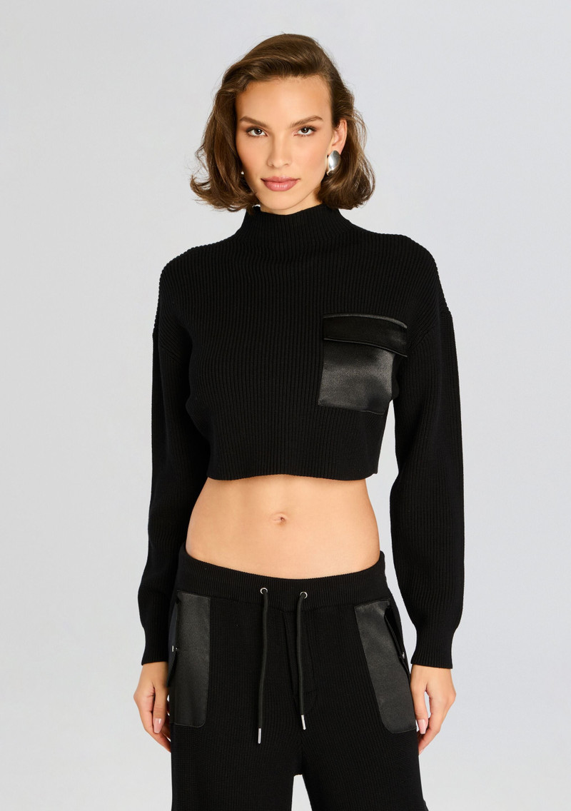DONNA MID CROPPED SWEATER 1
