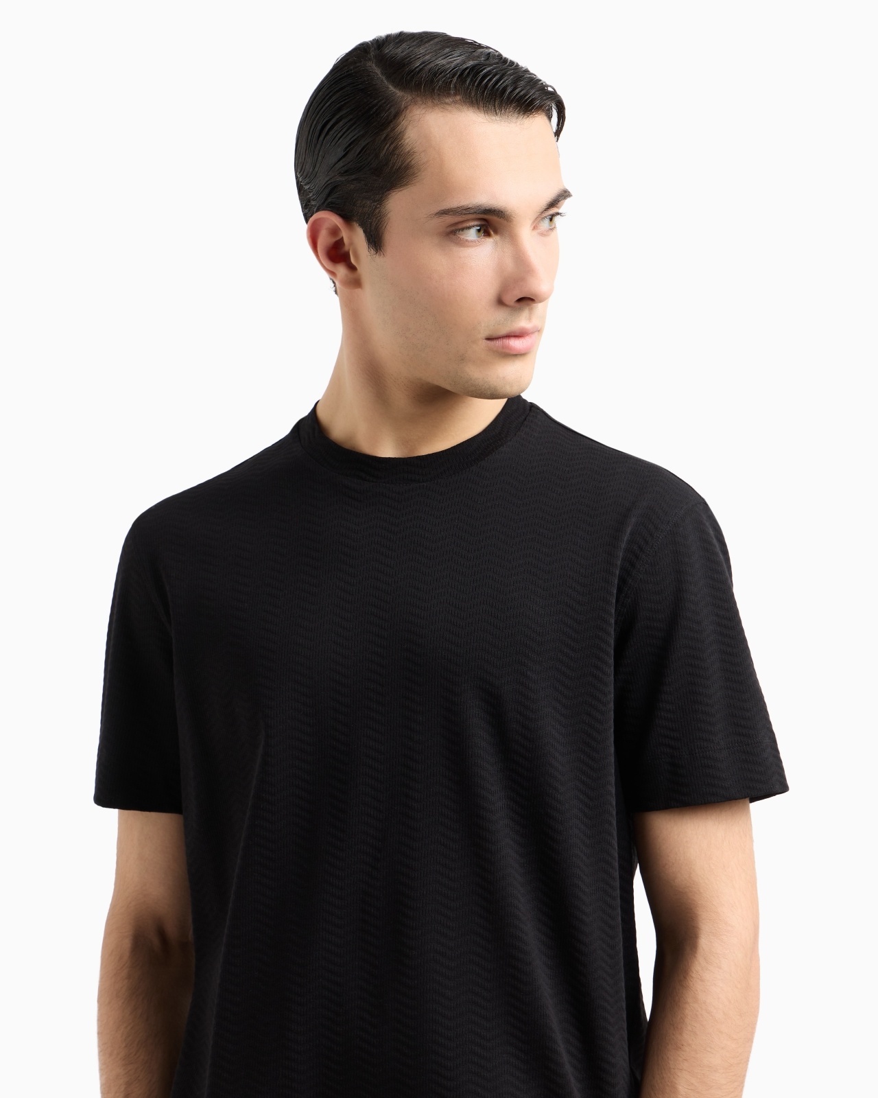 JACQUARD JERSEY T-SHIRT - 5