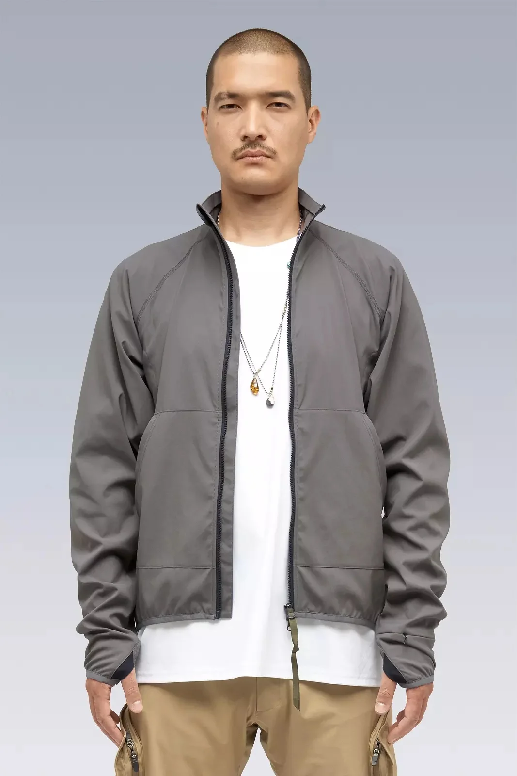 ACRONYM J97-M Nylon Stretch Contour Jacket Gray | REVERSIBLE