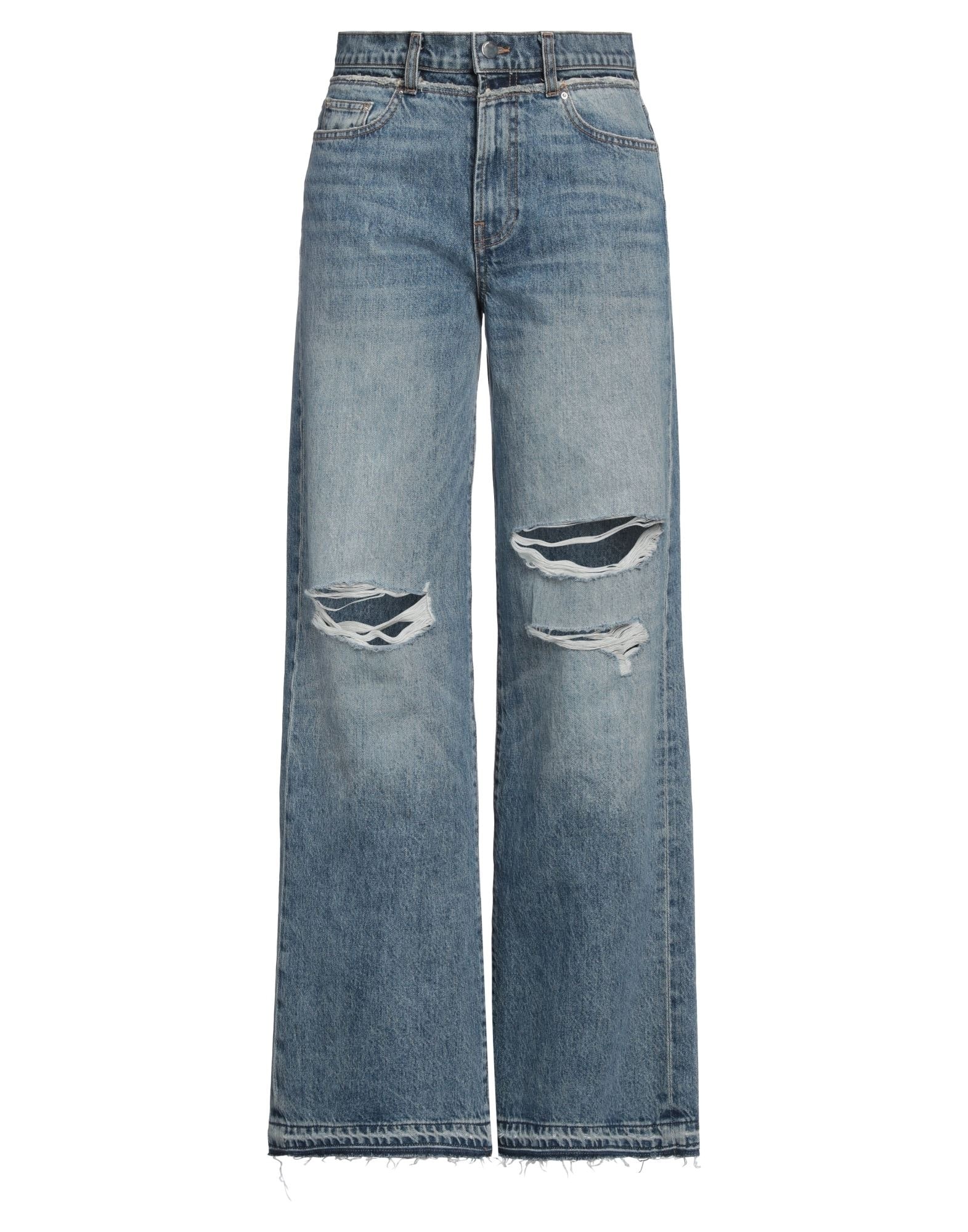 Blue Women's Denim Pants - 1