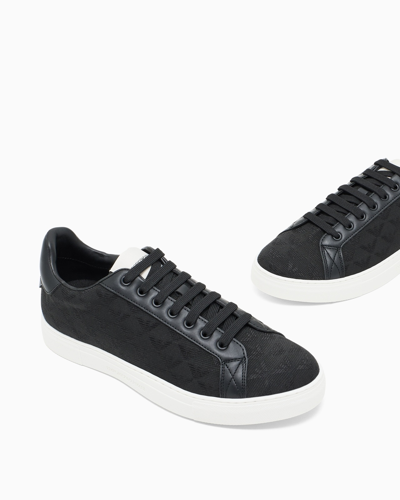 NYLON SNEAKERS WITH JACQUARD ALL-OVER EAGLE - 5