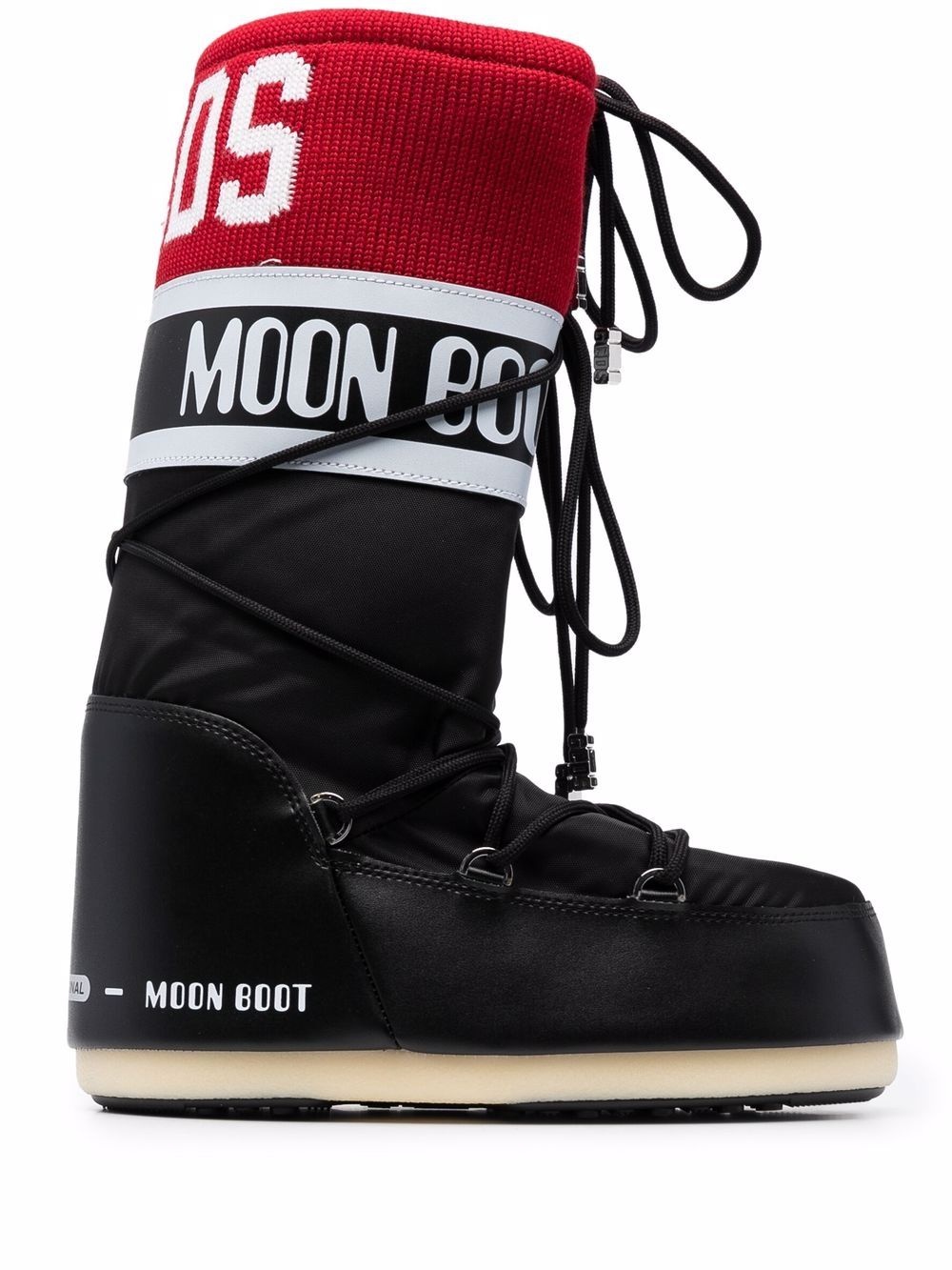 logo-print moon boots - 1