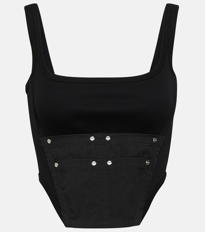 Workwear cotton corset top - 1