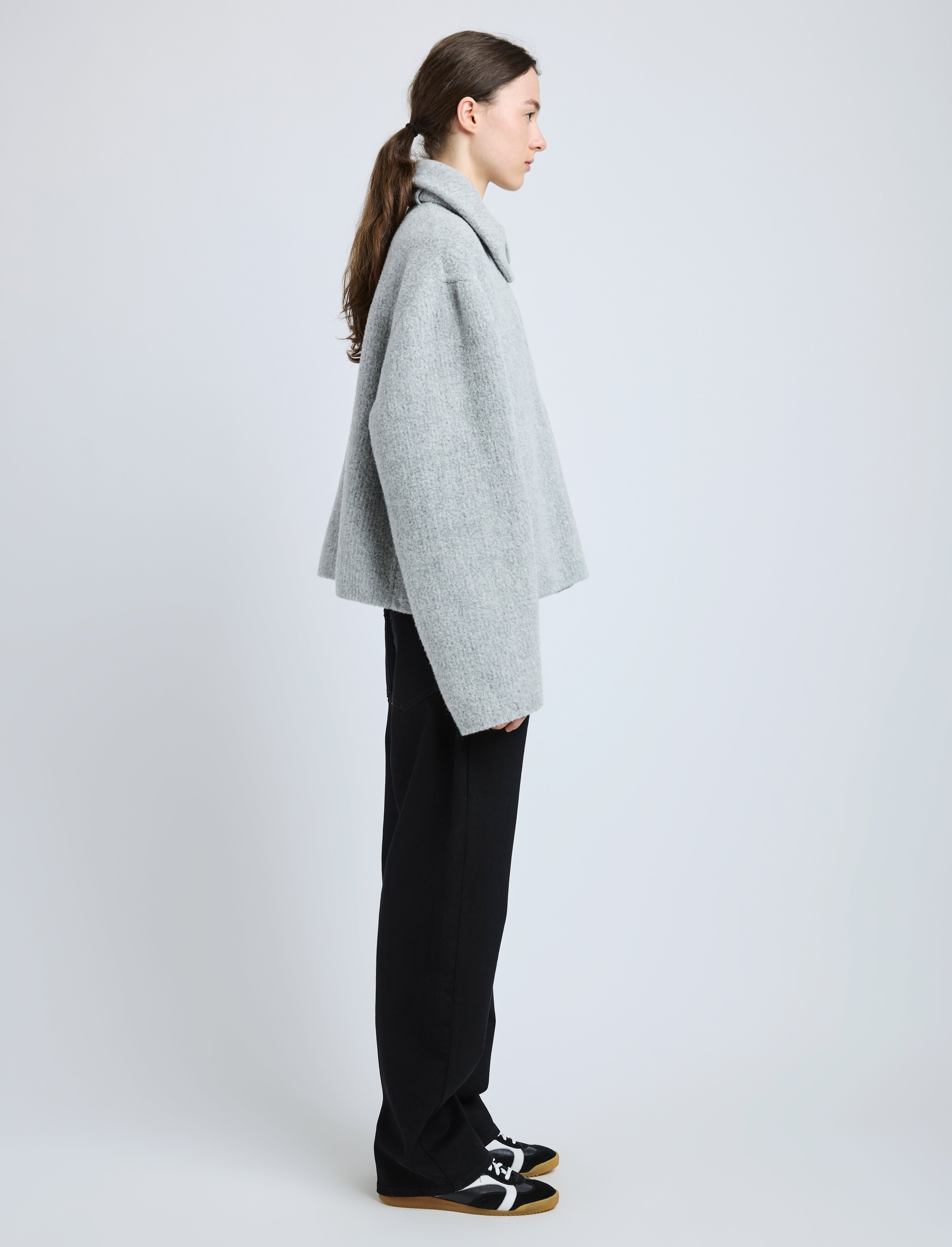 Darcy Jacket in Brushed Wool Cashmere - 4