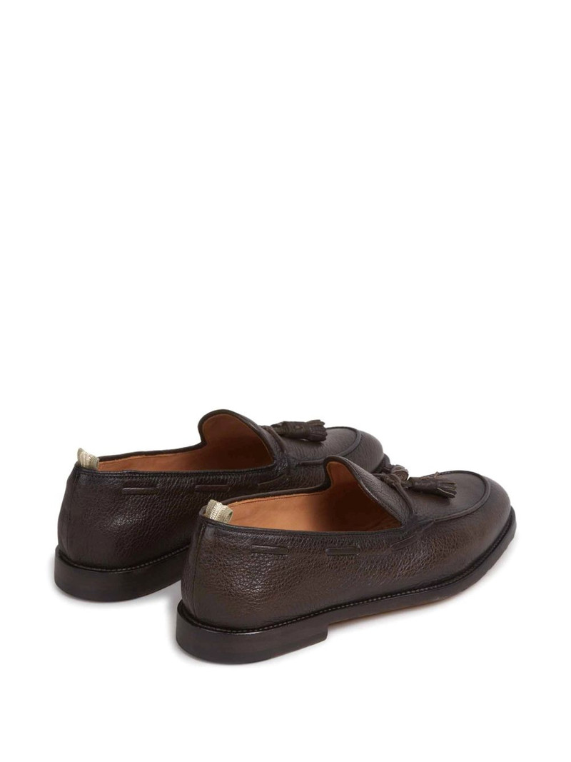tassel-detail textured loafers 3