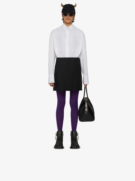 OVERSIZED SHIRT WITH FOLD OF FABRIC COLLAR - 2