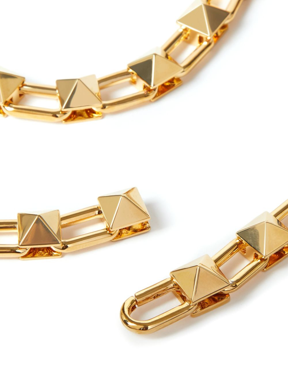 Rockstud chain-link necklace - 4