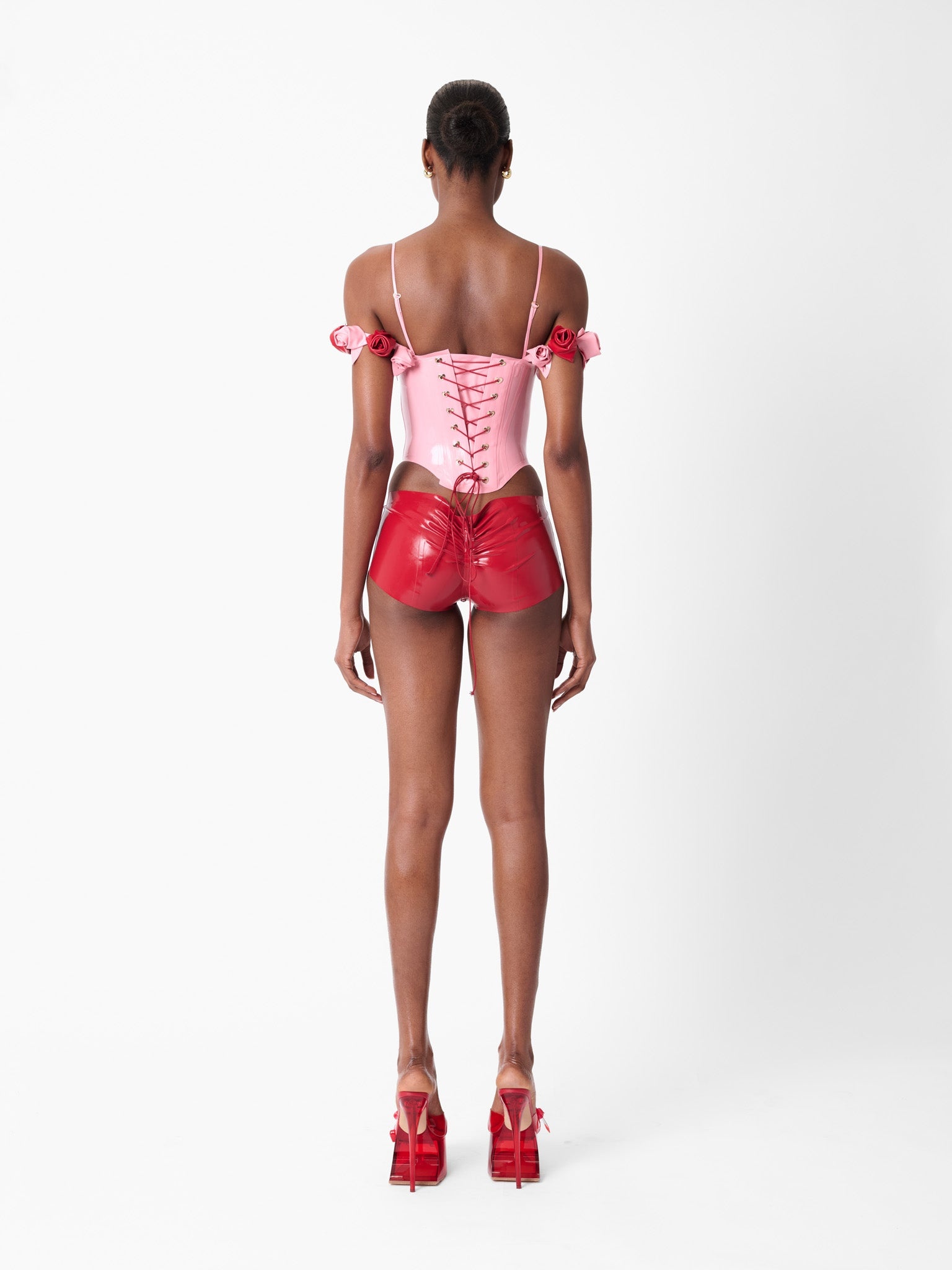FANTASY CORSET TOP PINK - 4